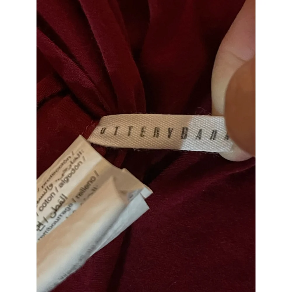 Pottery Barn Red Quilted Cotton Pillow Shams Standard 26x20 Set of 2